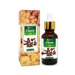 Salvia Clove Oil (Syzygium aromaticum) 100% Pure & Natural Undiluted Uncut Essential Premium Aromatherapy Oil - 30ml with Dropper
