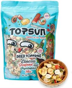 Ramen Toppings Seafood & Vegetable Mix 14 oz, Up to 11-Ingredients Blend Dried Ramen Toppings for Extra Nutrition & Flavor, Specially Added Superfood Goji, Non-GMO & Low Sodium