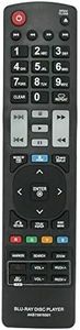 AKB72975301 Mando a Distancia de Repuesto - VINABTY Reemplace Control Remoto para LG DVD BLU-Ray Player BD350 BD350V BD560 BD570 BD590 BX580 BD565 BD650 BD670 Bd670 BX582 Bx582 Remote Controller