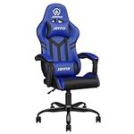 JOYFLY Gaming Chair, Gaming Chair for Adults, Gamer Chair for Ergonomic High Back PC Computer Chair with Lumbar Support, Headrest, for Boys Adults Teens(Black-Blue)