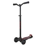 Micro Scooters | Maxi Micro Deluxe Pro Children's Scooter | Big Wheels | Handlebar Adjustable | Boys & Girls | 5-12yrs | Black