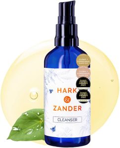 HARK & ZANDER Hemp Cleansing Oil | Daily Oil Cleanser | Removes Stubborn Makeup | Face Cleanser With Vitamins A, C, D & E | Improves complexion | Protect Against Premature Ageing | Concentrated Hydrating Face Wash 100ml