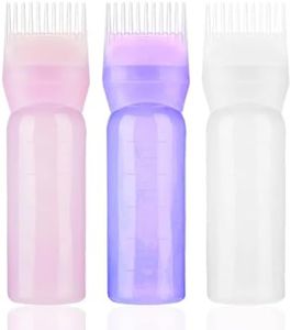 EIHI Paquete de 3 Botellas de Cepillo para teñir el Cabello, Herramientas para teñir el Cabello, Botellas de Tinte para el Cabello Reutilizables, Capacidad de 120 ml, adecuadas para teñir el Cabello