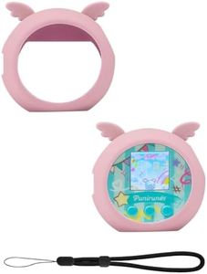 Chanvoo Silicone Case Compatible with Punirunes Interactive Digital Toy - Protective Sleeve with Lanyard (Case Only)-Pink