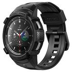 Spigen Rugged Armor Pro Designed for Galaxy Watch 4 Classic Case with Band 46mm - Black