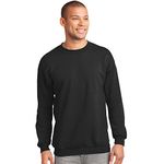 Star and Stripes SMALL Black crew neck cotton sweatshirts durable jumpers unisex fitting