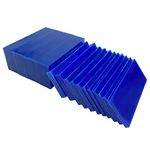 Carving Wax Block Lost Wax Casting Jewelry Molding Tool Mold Sculpting 1 Pound (Blue Wax Slices)