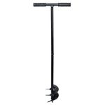 BALWAAN Krishi BE-6M Double Blade Manual Earth Auger | Garden Auger Drill, Hand Operated Drill Machine for Plantation, Gardening, Agriculture Tool for Farming 6-inch Planter Round Holes | Hole Digger