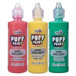 TULIP Dimensional Paint Slick Spirit 4 fl. Oz, Leaf Green, Golden Yellow, True Red, 3 Pack