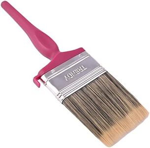 ITZU Trendy Paint Brush 75mm Super Sturdy Bristles for Wall Oil Canvas Enamel and Water-Based Painting with Ergonomic Handle (Random Colors)
