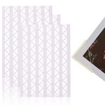 306 Pcs Photo Album Corner Stickers, Self-Adhesive Photo Corners for Scrap Book 3 Sheets Photo Corner Stickers Photo Mounting Corners Photo Stick Corners for DIY Picture Album Journal (White)