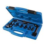 Silverline Valve Spring Compressor Tool Set 10pce 16 - 30mm (494569), Black/White