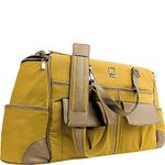 Lencca NBKLEA812 Alpaque Duffel Bag for Laptops/Tablets Upto 15.6”, Mustard Yellow/Cool Camel