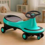 Storio Kids Magic Swing Car Twister Ride On | Toy Car with PU Wheels | Toy Car for 3 to 5 Years | Push Ride on Baby Car,100 Kg Capacity | Birthday Gift for Kids Boys and Girls - Blue
