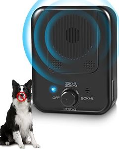 Anti Barking Device, Dog Barking Control Devices, 3 Levels Ultrasonic Dog, Rechargeable & Waterproof Bark Stopper for Pets | Dog Deterrent for Indoor & Outdoor Use- Stop Barking Dog Training Tools