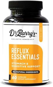 Dr. Barry's Reflux Essentials - Natural Support for Digestive and Stomach Health, Dietary Supplement for Heartburn and Indigestion, 60 Capsules - 30 Day Supply (1)