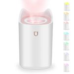 Joollurm Humidifier for Bedroom, 20H Last, Auto-Shut Off, RGB Light, 3L Large Capacity Cool Mist Humidifier Air Humidifier for Home, Office & Plant, for Cough Allergies Asthma Relief