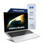Samsung Galaxy Book4 (Silver, 16GB RAM, 512GB SSD) | 15.6" Full HD Screen | Intel Core 5 120U Processor | Windows 11 Home | MS Office 2021 | Fingerprint Reader | Intel Iris XE Graphics | RJ45 LAN Port