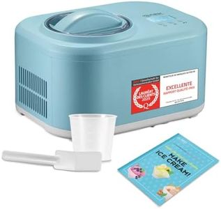 TZS First Austria Machine à glace & yaourtière | 1 L | Yaourt glacé, sorbet, crème glacée | Livret de recettes, gobelet doseur & spatule inclus