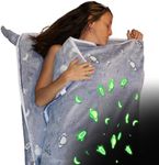 Fleece Sleeping Bag Liner Cold Weather-Glow In The Dark with UV Flashlight-Camping sleeping bag Liner for Cold Weather Sleeping Bag-Travel Sleeping Bag -Compact Sleeping Bag Or Ultralight Sleeping Bag