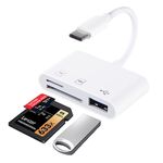 USB C SD Card Reader, Micro SD to Type C Adapter for iPad/Mac/Laptop, Type C OTG Adapter USB C to Micro SD TF Memory Card Reader, Camera Memory Card Adapter for iPhone 15/iPad Pro/MacBook/Galaxy S20