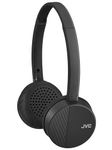 JVC HAS23WB Flats Bluetooth Headphones Fold Flat Design - Mic & Remote (Black)