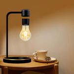 VGAzer Floating Light Bulb,Wireless Charger Magnetic Levitation Bulb Night Lights, Levitating Bulb Lamp for Room, Office Desk Decoration