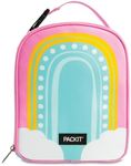 PackIt® Freezable Playtime Lunch Box, Rainbow, Built with EcoFreeze® Technology, Collapsible, Reusable, Zip Closure with Buckle Handle, Perfect for Keeping Lunches Fresh Large