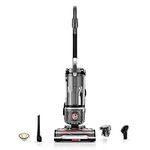 Hoover WindTunnel Tangle Guard Upright Vacuum, Bagless Cleaner, HEPA Media Filtration, for Carpet and Hard Floor, UH77100, Grey