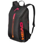 HEAD Tour Backpack Tennis Bag, Black/Flame