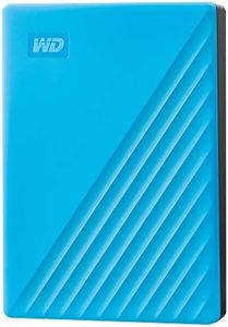 Western Digital My Passport USB3.0 External Hard Drive, 4 TB, WDBPKJ0040BBL-WESN,Blue