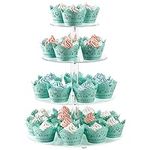 CECOLIC Acrylic Cupcake Stand Clear