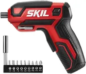 SKIL Rechargeable 4V Cordless Screwdriver Includes 9pcs Bit, 1pc Bit Holder, USB Charging Cable - SD561801