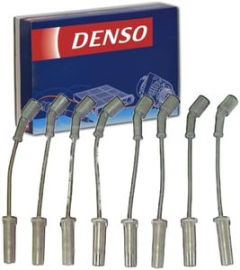 DENSO Spark Plug Wire Set Compatible with Chevrolet Silverado 1500 4.8L 5.3L 6.0L 6.2L V8 1999-2013