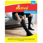 Aktive Support Medical Grade Travel Flight Socks | Graduated Compression 18-21 mmHg at Ankle | Relieves Tired and Aching Legs, Pain and Swellings (Medium)