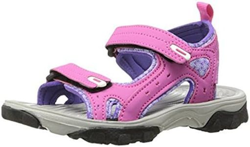 Northside Kid's Riverside II Summer Sandal, Fuchsia/Multi, 5 M US Toddler; with a Waterproof Wet Dry Bag