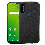 ELISORLI Compatible with Cricket Dream 5G/Innovate 5G/AT&T Radiant Max 5G/Fusion 5G case Rugged Thin Slim Cell Accessories Anti-Slip Fit Rubber TPU Mobile Phone Cover for ATT G5 6.82 Women Men Black