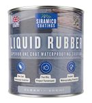 Siramico Coatings Liquid Rubber Roof Coating | Instant Leak Seal Technology I Quick Drying, One Coat Waterproofing Sealant | Black, Grey & Clear (Clear, 500ml)