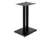 Monolith 28in Steel Speaker Stand with Adjustable Top Plate (Each) Hold Speakers Weighing Up to 75 Pounds, Scratch‑Resistant, Perfect for Center or Bookshelf Speakers