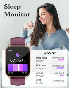 RUIMEN Smart Watch – HD Touchscreen Fitness Tracker