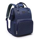Motherly League Solid Color Diaper Bag for Mothers for Travel, Maternity Bag for Newborn Baby, Mother Travelling Bag, Multiple Pocket Water Resistant Hospital Bag for moms with Warranty (Navy Blue)
