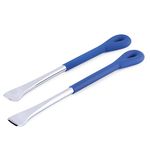 Qiilu Tire Lever Tool, 2Pcs Motorcycle Tire Spoon Bike Tire Lever Tool Spoon Tyre Wheel Changing Repair Tool Set