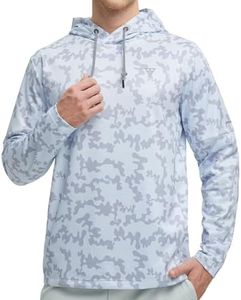 M MAELREG Sweatshirts for Men Golf Fleece Hoodies Hooded Sports Jellyfish Fleece Kangaroo Pocket Men's Sweatshirts