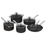 Le Creuset Toughened Nonstick PRO Cookware Set, 10 pc.,Grey