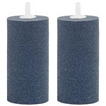 Uniclife 2 PCS Large Air Stone Cylinder 10CM Bubble Diffuser for Pond and Aquarium Fish Tank