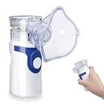 Portable Inhaler Machine Handheld Steam Vaporizer Cool Mist Travel Inhaler for Adults & Kids Gray (Dark Blue)