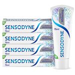 Sensodyne Daily Care Gentle Whitening Fluoride Toothpaste, 75ml (Pack of 4)