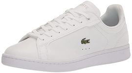 Lacoste Women's Carnaby Sneaker, White, 8