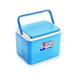 Cello Chiller Ice Box | Standard Size for Travel Party Bar Ice Cubes | Cold Drinks | Medical Purpose | 8 Litre, Blue