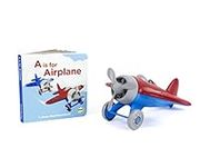 Green Toys Airplane & Board Book (c